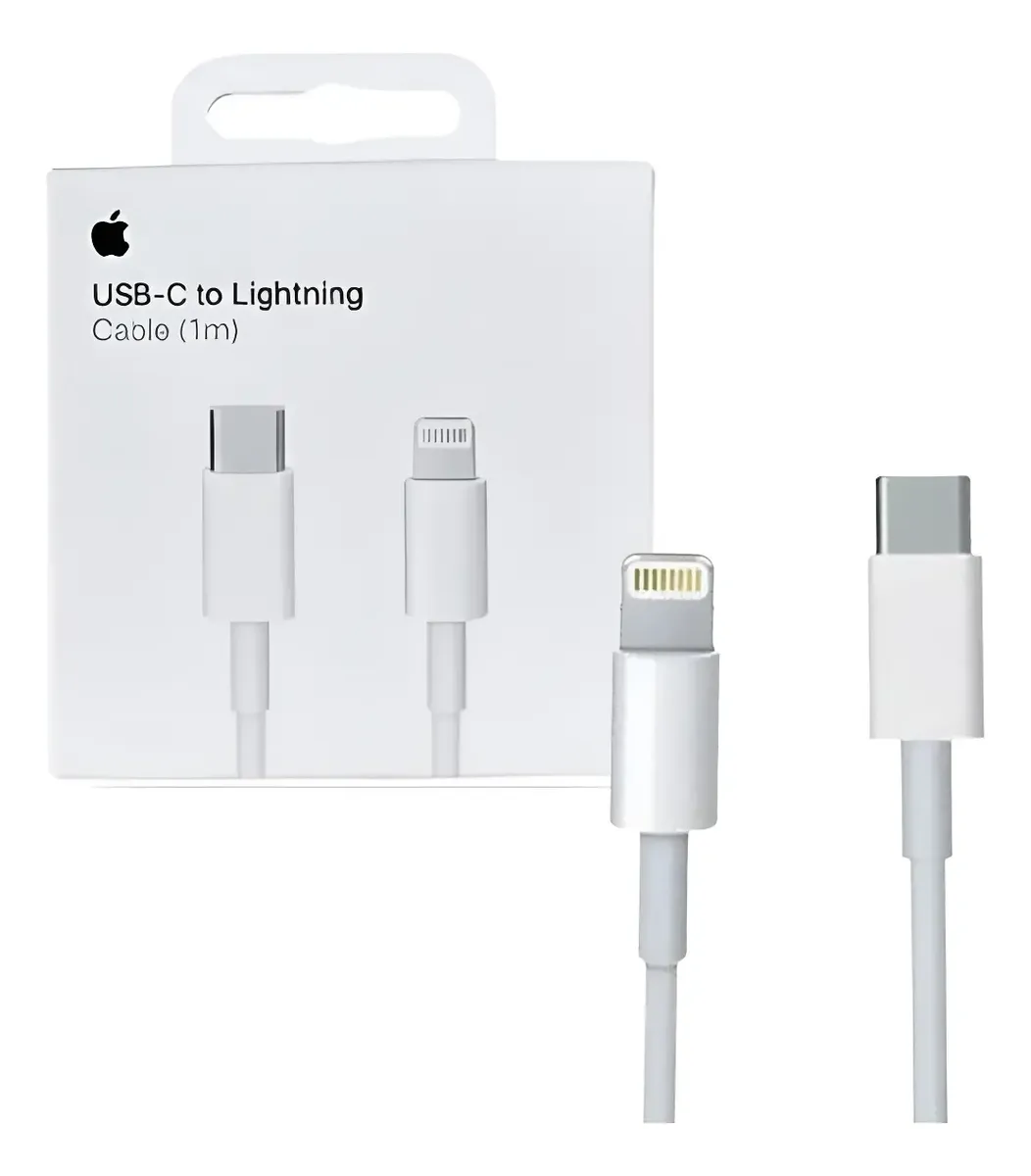 Cabo De Carregamento Iphone Apple Usb-c Lightning Branco — TJ CASES