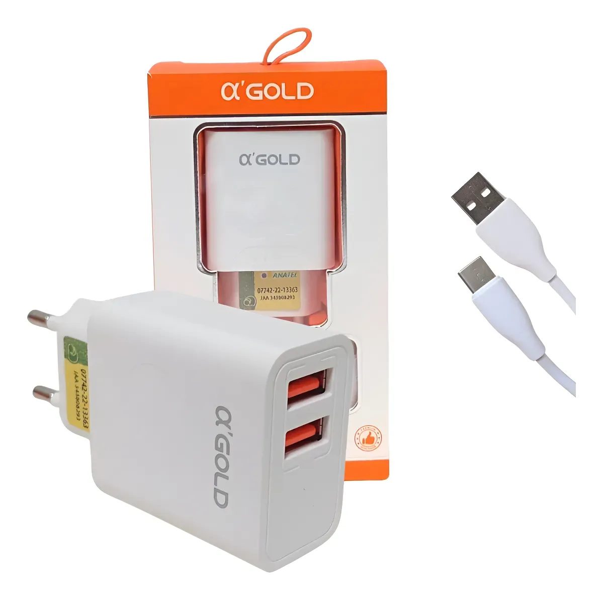 kit carregador 5.1 A`GOLD IOS — TJ CASES